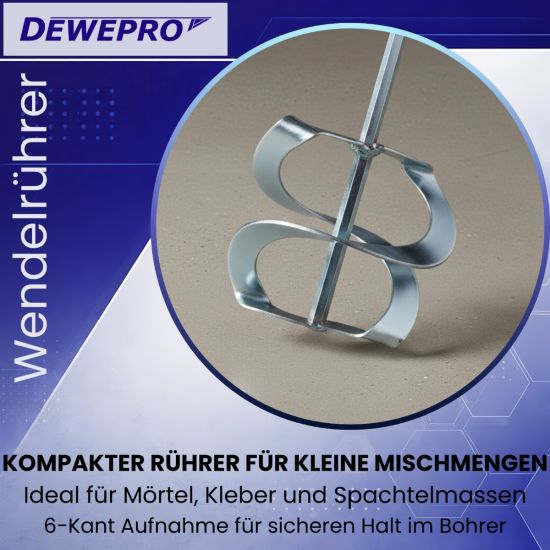 Wendelrührer 110×500 mm