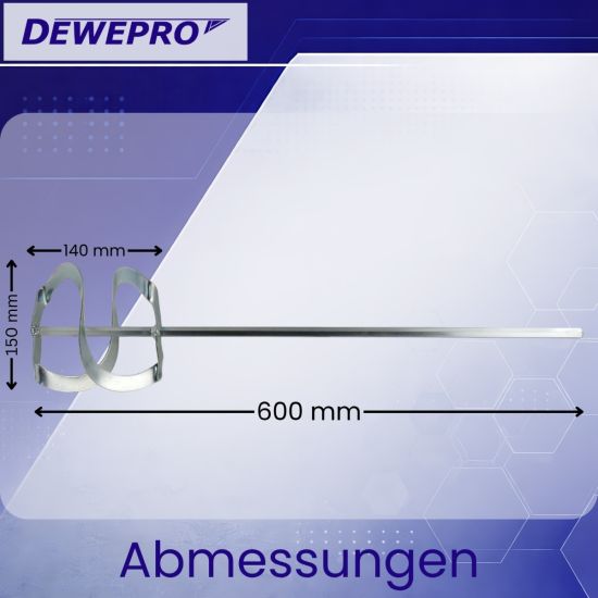 Wendelrührer 150×600 mm