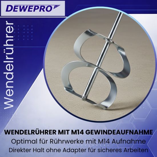 Wendelrührer 140×600 mm