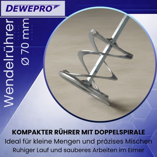 Wendelrührer 70×500 mm