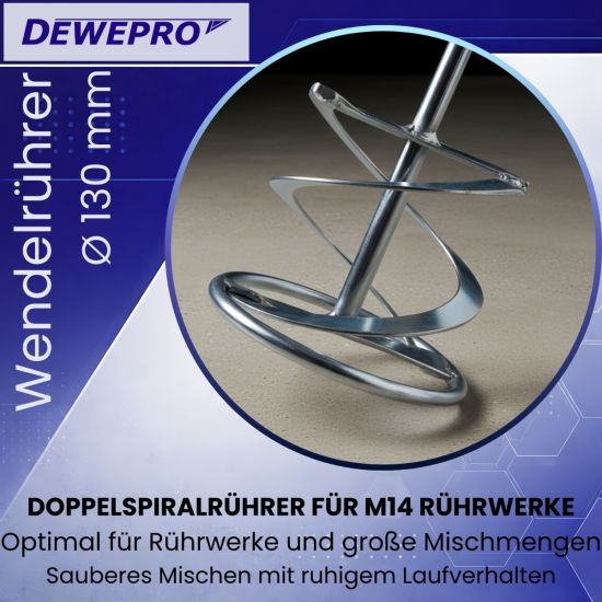 Wendelrührer 130×600 mm