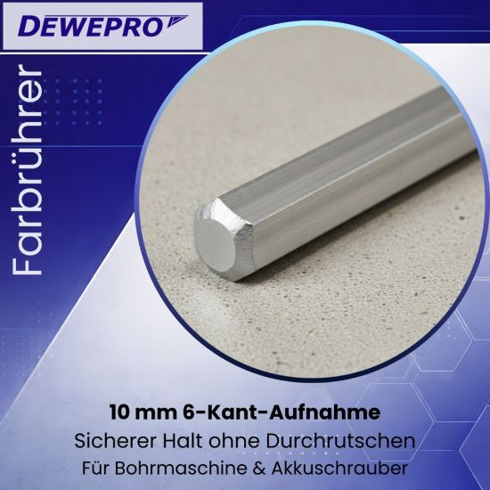 Mörtelrührer 100×500 mm