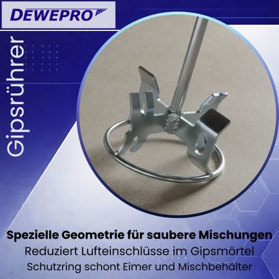 Mörtelrührer 120×600 mm, M14