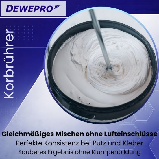 Korbrührer ø100 mm, 6-Kant