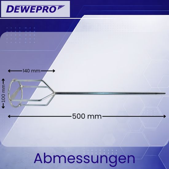 Korbrührer ø100 mm, 6-Kant