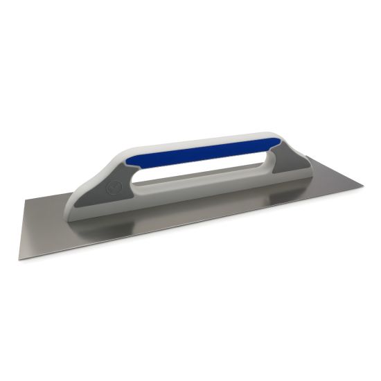 Schweizer Glättekelle Edelstahl 480×130 mm, 3K-Griff