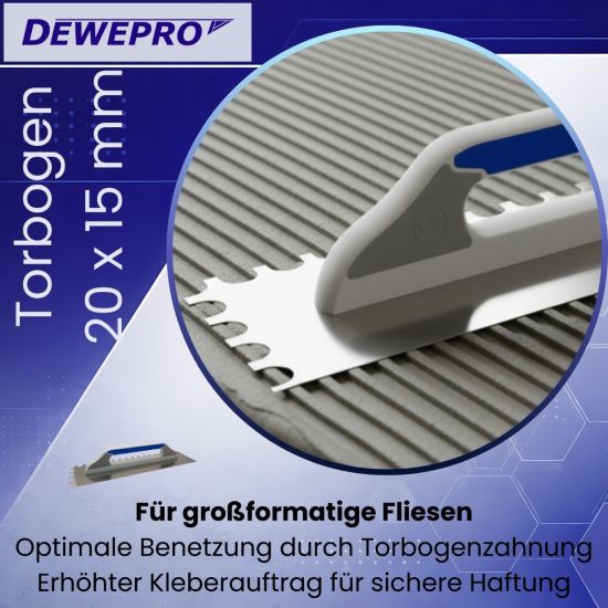Schweizer Zahnkelle Torbogen, 20×15 mm