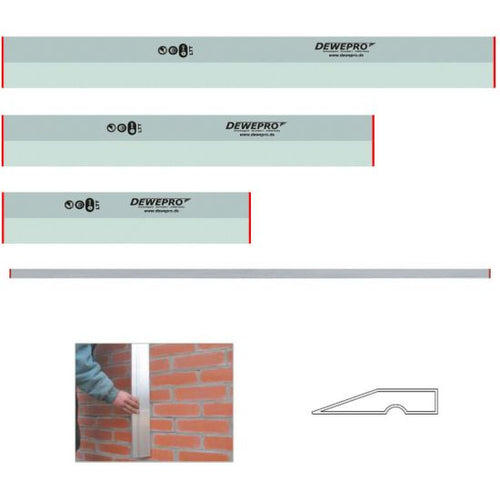3-tlg. Set Trapez-Kartätsche Aluminium