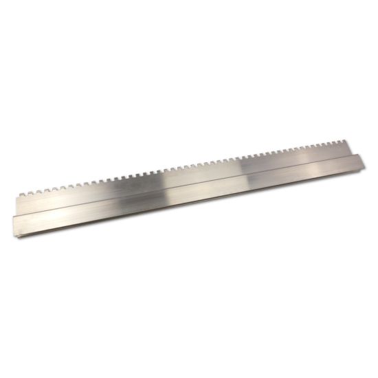 Aluminium H-Profil Kartätsche mit Zahnung