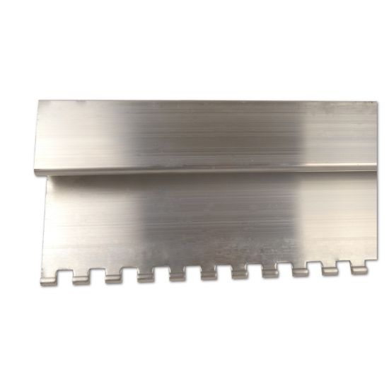 Aluminium H-Profil Kartätsche mit Zahnung
