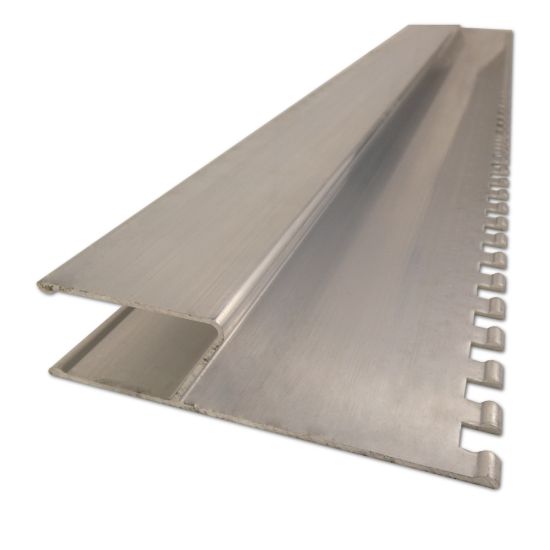 Aluminium H-Profil Kartätsche mit Zahnung