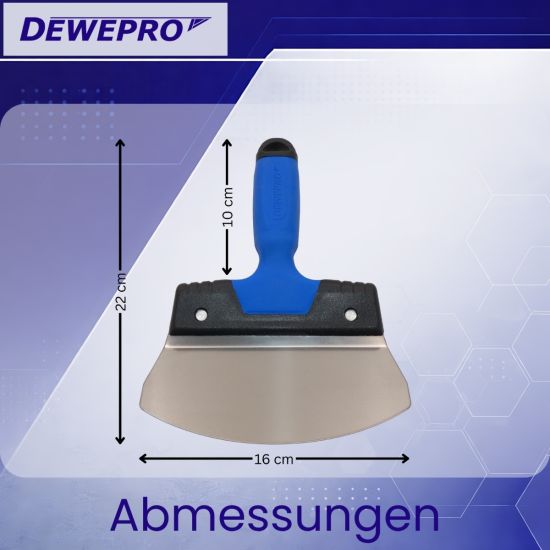 Eimerschaber gebogen 160 mm