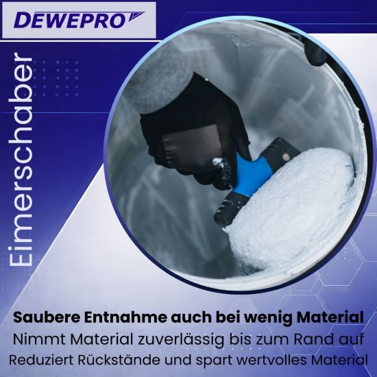 Eimerschaber gebogen 160 mm