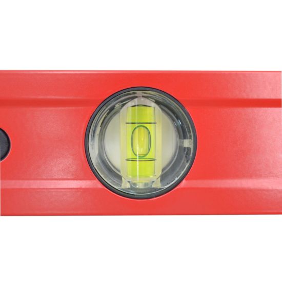 Wasserwaage Aluminium (rot) - 2 Libellen / 30cm - 200cm