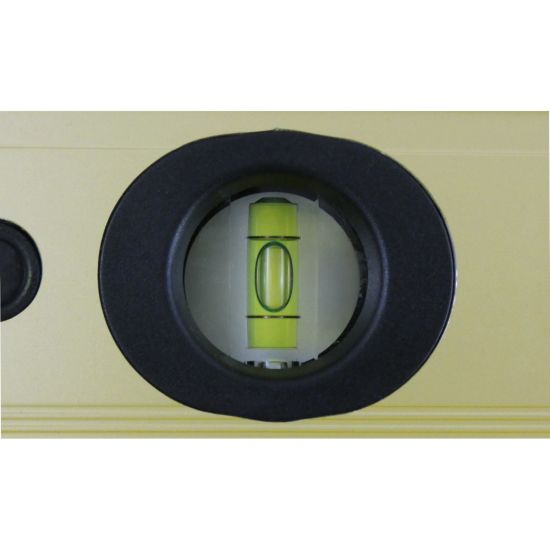 Wasserwaage Aluminium - gold eloxiert - 2 Libellen