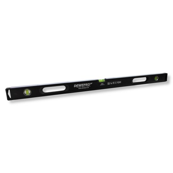 Wasserwaage schwarz 2 Griffe / 3 Libellen