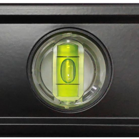 Wasserwaage schwarz 2 Griffe / 3 Libellen
