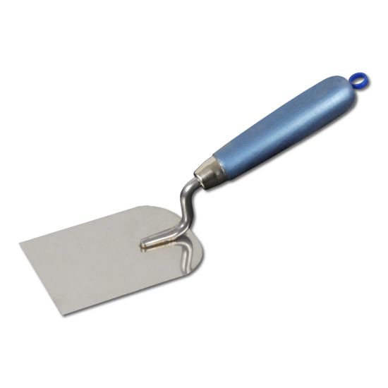 Gipserspachtel - Edelstahlblatt mit Holzgriff